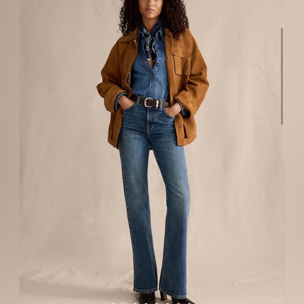 NWT Banana Republic Stacked Bootcut Jeans Sz 28 Retail $130 Classic Casual Chic